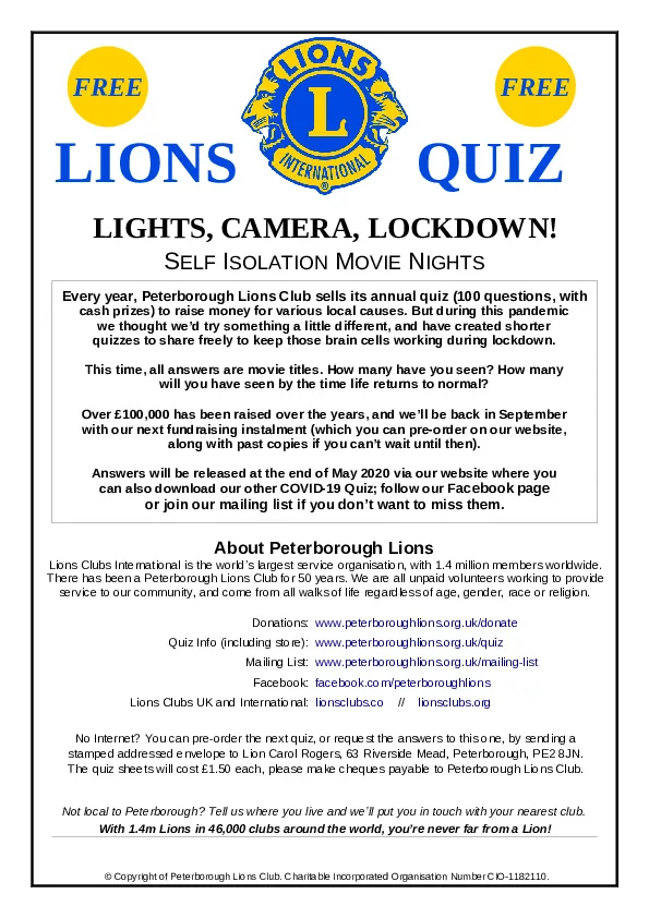 Lions Quiz 2020 COVID2 2020 04 29 0