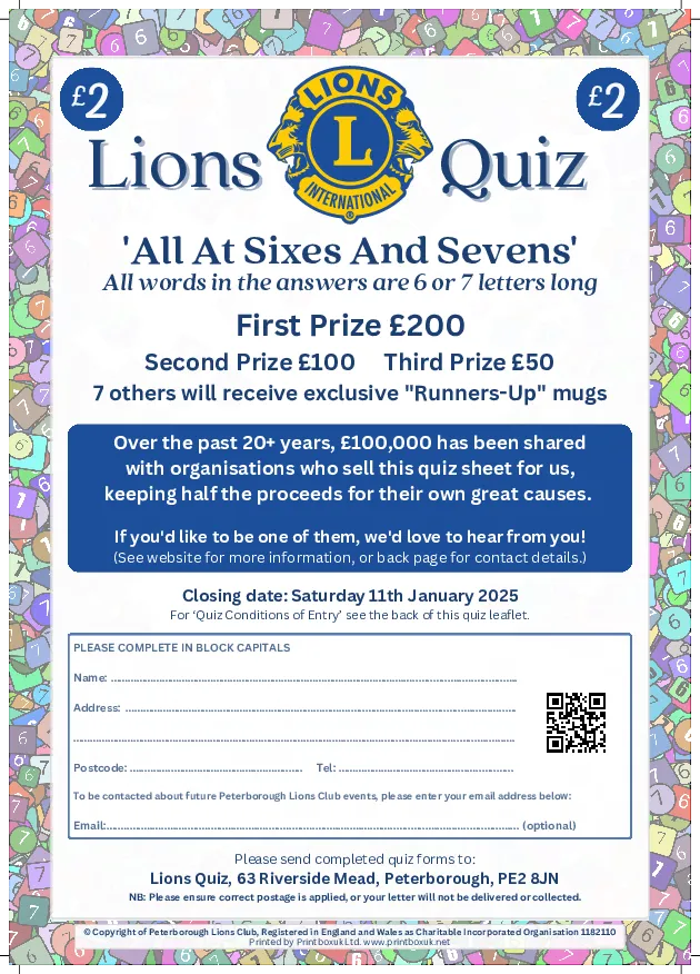 Lions Quiz 2024 25 Outer 2024 07 31