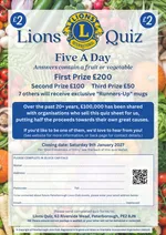 Lions Quiz 2026 27