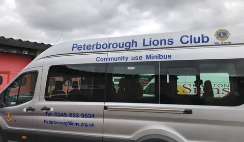 Peterborough Lions community minibus