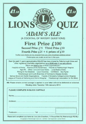 Quiz 2013