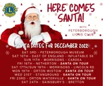 Santa Schedule 2022