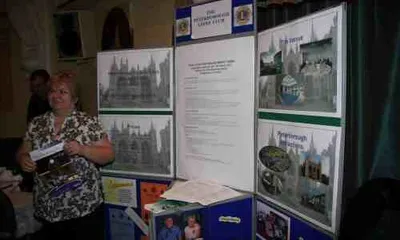 Promoting Peterborough Lions at Convention 2010